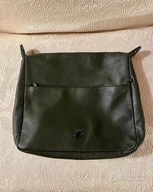 Borsa Mandarina Duck di colore verde scuro