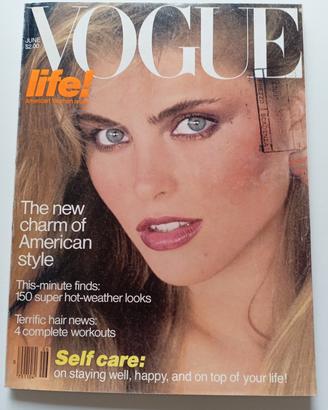 Raro Esemplare originale  Vogue  USA  giugno 1980