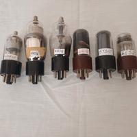 Valvole 6TE8 6K7 6Q7 6V6 5Y3 6E5 radio vintage
