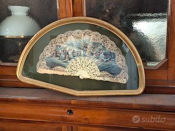 antico ventaglio decorato 