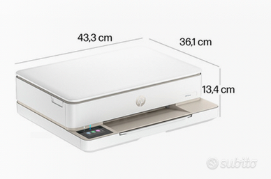 Stampante HV Envy 6032e Wireless +Cartucce e Carta