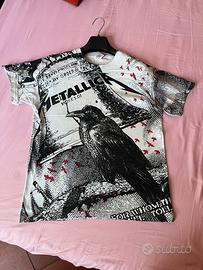 Maglia maniche corte metallica