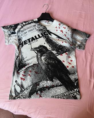 Maglia maniche corte metallica