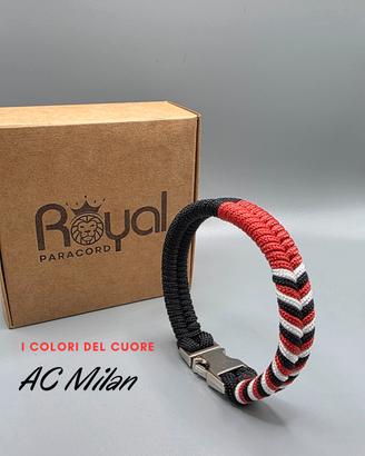 Bracciale Paracord AC MILAN Uomo/Donna 
