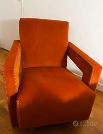 CASSINA UTRECHT in Velluto Arancio Ruggine