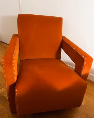 CASSINA UTRECHT in Velluto Arancio Ruggine