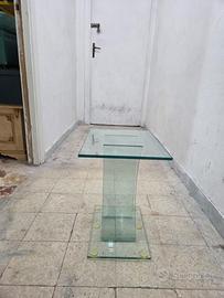 tavolino in cristallo