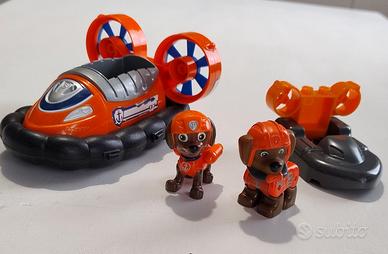 Paw Patrol n. 2 Camion anfibi rossi + personaggi