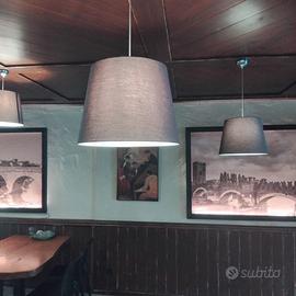 Lampadari in stoffa paralumi