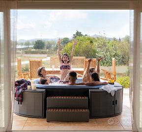 Minipiscina idromassaggio spa 185cm -132 gett 6per