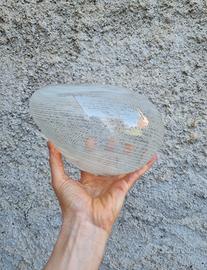 Vaso Murano vetro reticello tessuto vintage glass