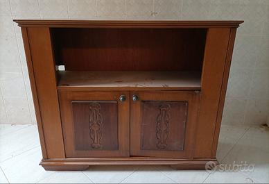 mobiletto TV legno massello 