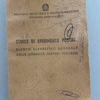 Libro codice avviamento postale 1967