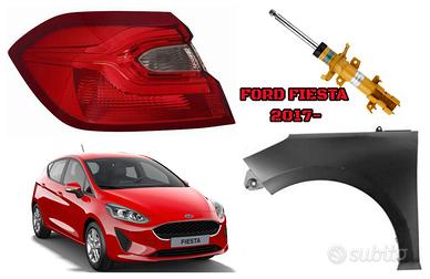 Ford Fiesta frontale airbag ossatura fanale 2017-