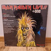Iron maiden live!! + one lp
