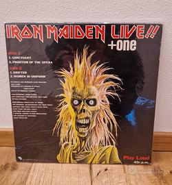 Iron maiden live!! + one lp