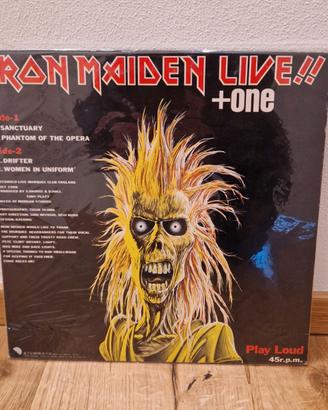 Iron maiden live!! + one lp