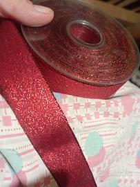 nastro rosso natalizio