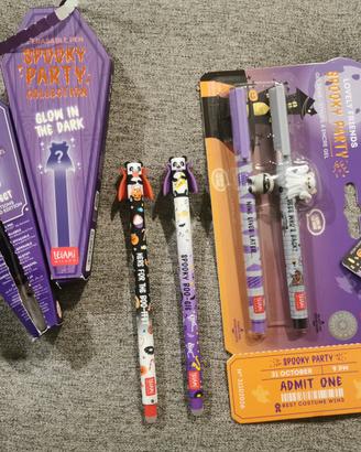 Set Legami Halloween nuove 5 penne
