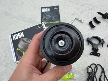CLACSON + ALLARME SONORO per ebike o monopattino