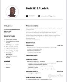 Corriere e magazziniere