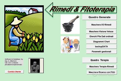 Software di Fitoterapia in Ambiente Windows -Excel
