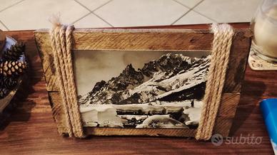 Cornice portafoto in legno