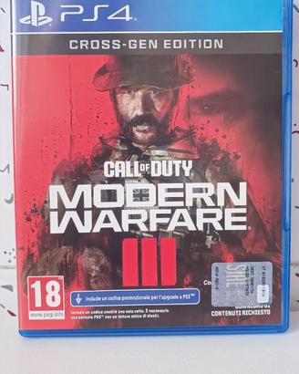 Call Of Duty Modern Warfare III Cross Gen Edition