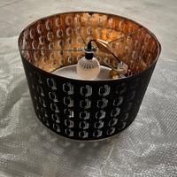 Lampadario color bronzo completo di lampadina