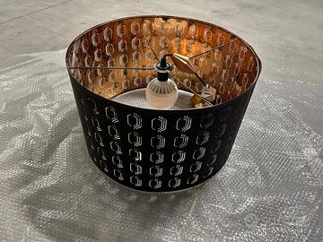 Lampadario color bronzo completo di lampadina