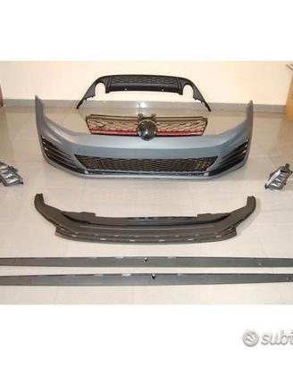 Kit estetico Vw Golf 7 3/5P Look GTI 2 Uscite