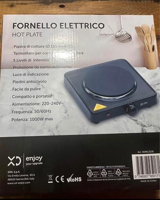 Piastra elettrica NUOVA MAI APERTA