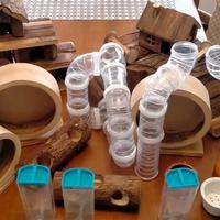 Casette e giochi per criceti 