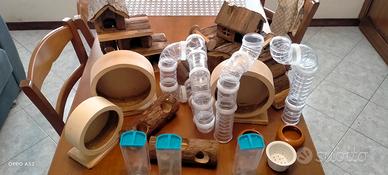 Casette e giochi per criceti 