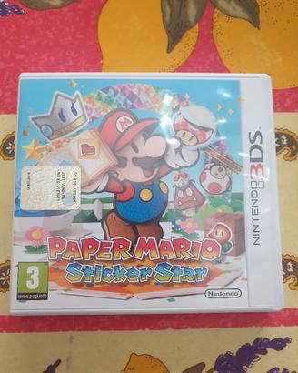 Paper Mario Sticker Stars 3ds come nuovo