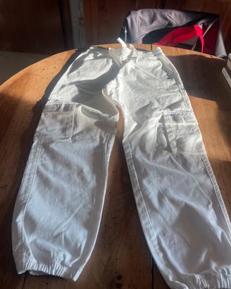 Pantaloni cotone bianco CHAMPION