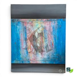 QUADRO PASSEGGIATA A FILICUDI - CLEO ZANELLO 1984