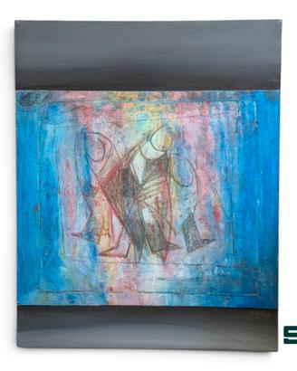 QUADRO PASSEGGIATA A FILICUDI - CLEO ZANELLO 1984
