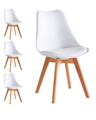 Set 4 Sedie Bianco NUOVI mai usate  