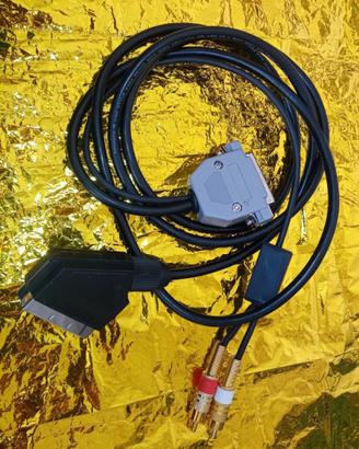 AMIGA 500 REAL DB23 RGB SCART VIDEO CABLE 1.6 m