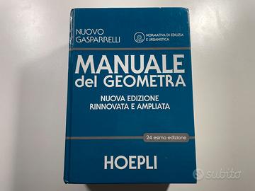 Manuale del GEOMETRA HOEPLI 24^ edizione