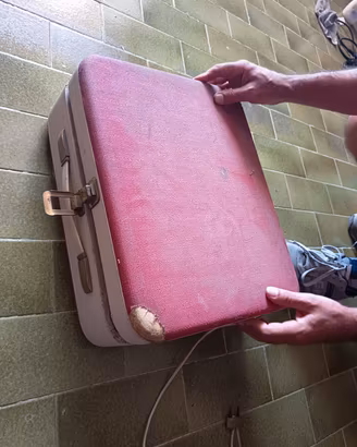 Giradischi fonovaligia vintage Selectron anni 60