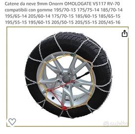 Catene da neve 185/65-R15 per Fiat Grande Punto