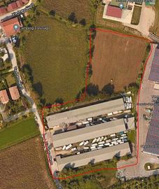 Terreno e capannoni a Moniga del Garda