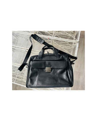Borsa Carpisa vera pelle nera porta PC – cartella