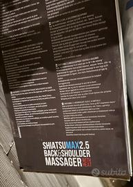 Sedile massaggio shatzu schiena e spalle