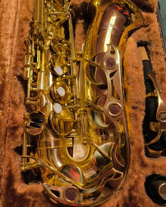 sax Yamaha yas-32 purple logo alto contralto