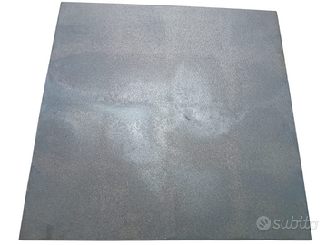 Lastra in ghisa 60x60x0,6 cm per camini e stufe