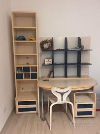 libreria più scrivania 