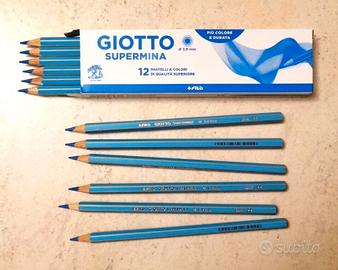 Pastelli GIOTTO SUPERMINA azzurro CELESTE, 12 pz - Tutto per i bambini In  vendita a Varese